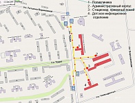 Стационар ГКБ 6 на Труда, городская больница. Схема проезда.